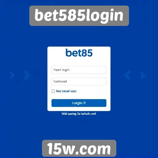 Acessibilidade e usabilidade do site bet585login